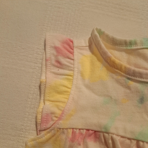 Old Navy girls pastel tye dyed romper 12-18 months - Picture 4 of 4